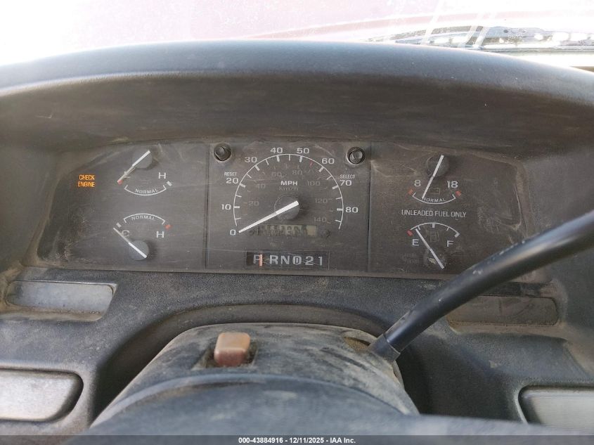 1995 Ford F150 VIN: 1FTEX14H9SKA76993 Lot: 43884916