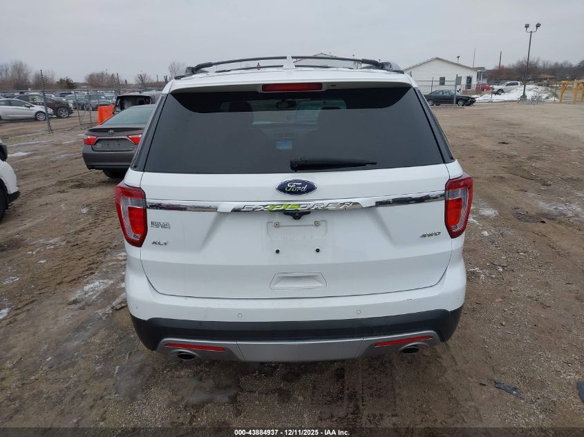 2017 Ford Explorer Xlt VIN: 1FM5K8D80HGB44466 Lot: 43884937