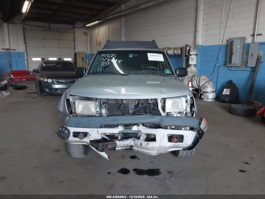 2000 Nissan Xterra Se/Xe VIN: 5N1ED28Y4YC595201 Lot: 43884943