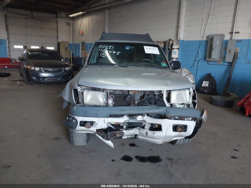 2000 Nissan Xterra Se/Xe VIN: 5N1ED28Y4YC595201 Lot: 43884943