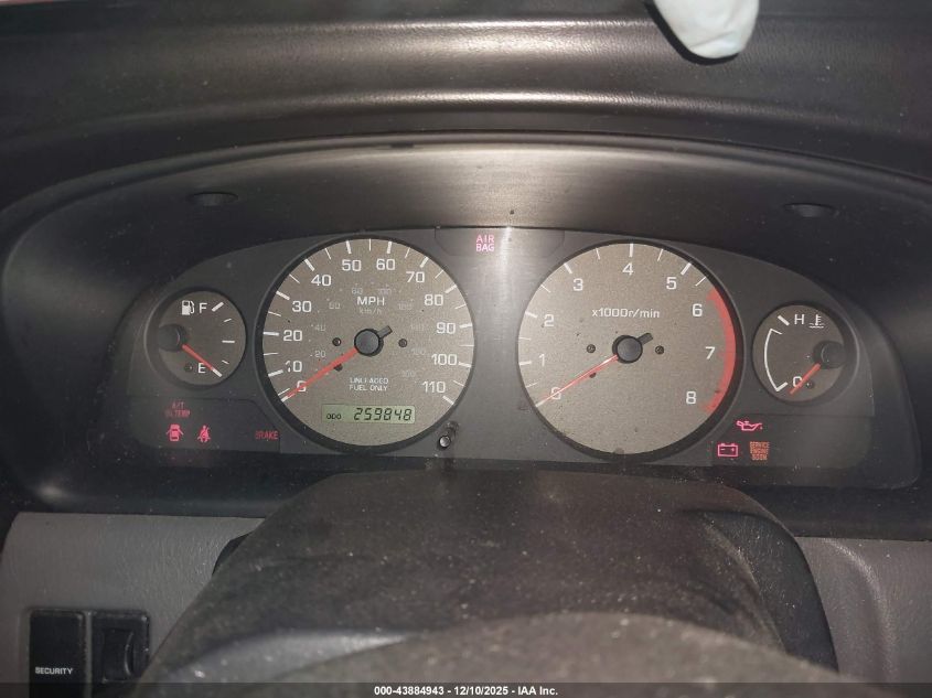 2000 Nissan Xterra Se/Xe VIN: 5N1ED28Y4YC595201 Lot: 43884943