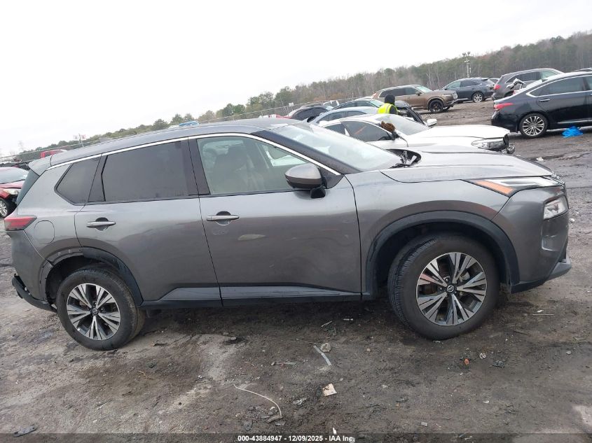 2021 Nissan Rogue Sv Intelligent Awd VIN: 5N1AT3BB7MC767825 Lot: 43884947