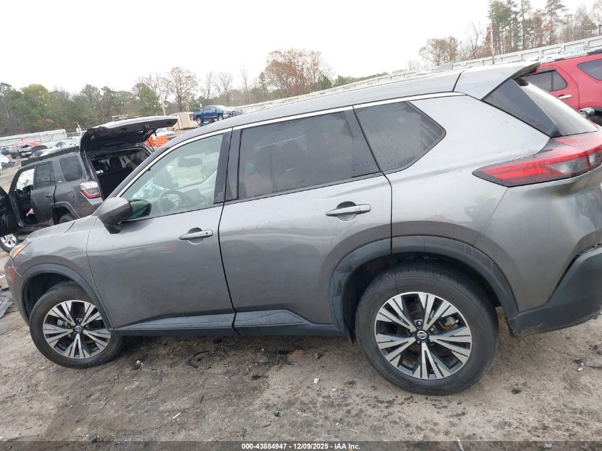 2021 Nissan Rogue Sv Intelligent Awd VIN: 5N1AT3BB7MC767825 Lot: 43884947