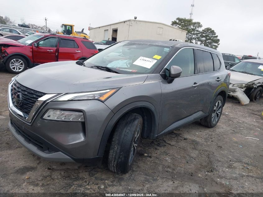 2021 Nissan Rogue Sv Intelligent Awd VIN: 5N1AT3BB7MC767825 Lot: 43884947