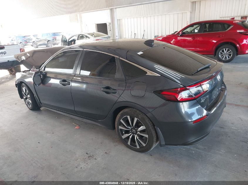 2022 Honda Civic Ex-L VIN: 19XFL1H72NE001061 Lot: 43884948