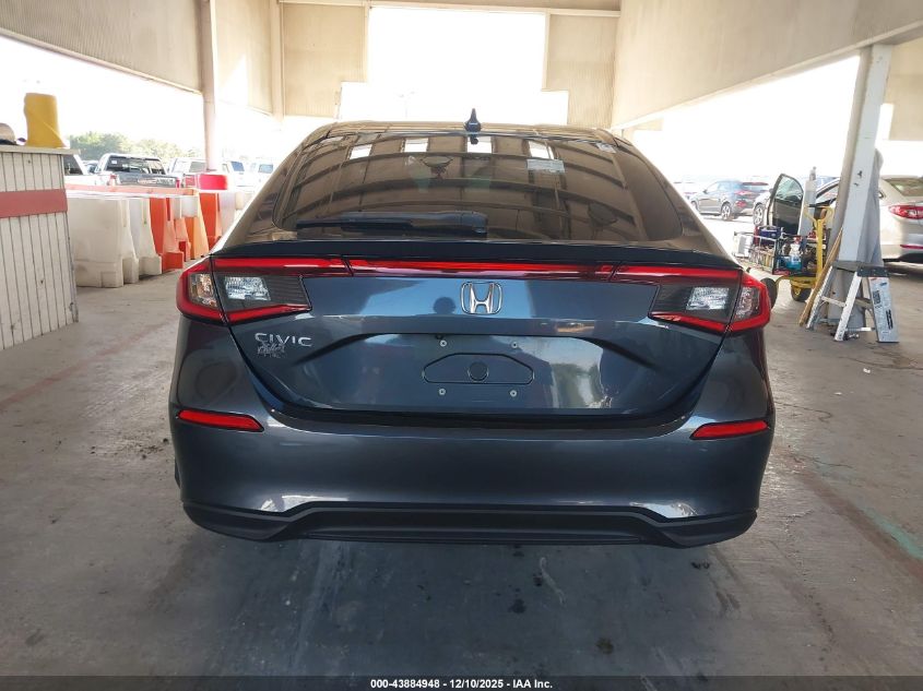 2022 Honda Civic Ex-L VIN: 19XFL1H72NE001061 Lot: 43884948