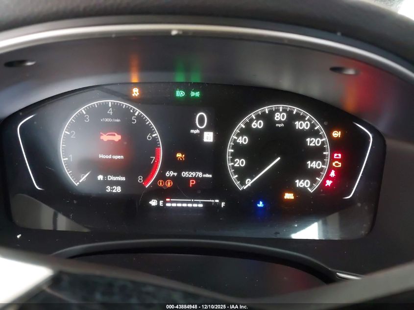 2022 Honda Civic Ex-L VIN: 19XFL1H72NE001061 Lot: 43884948