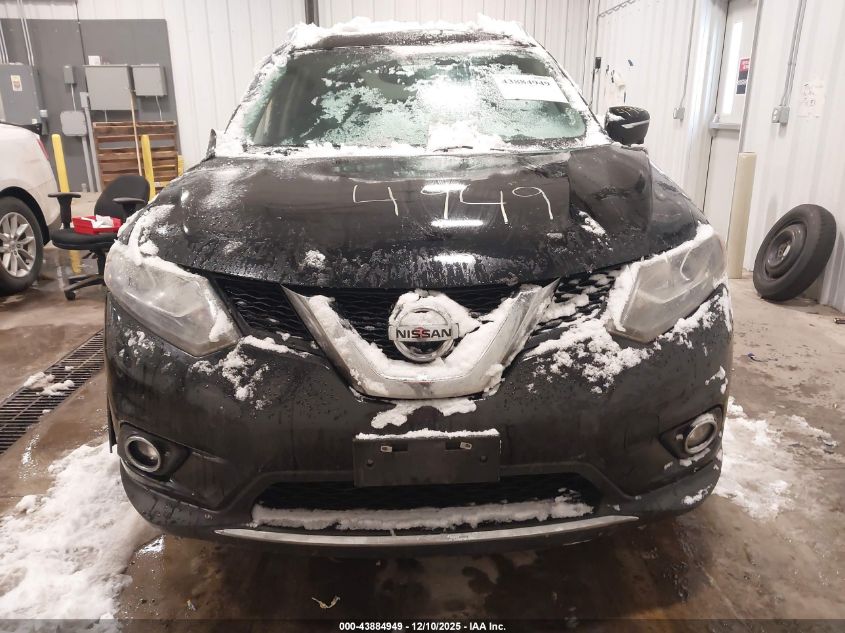 2015 Nissan Rogue Sl VIN: 5N1AT2MV0FC872162 Lot: 43884949