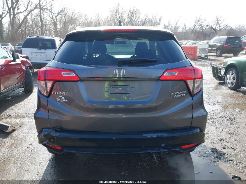 2021 Honda Hr-V Awd Sport VIN: 3CZRU6H16MM743190 Lot: 43884966