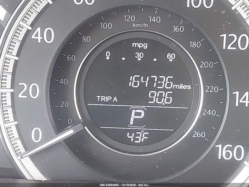 2015 Honda Accord Lx VIN: 1HGCR2F3XFA144949 Lot: 43884990