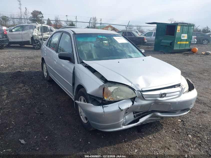 2002 Honda Civic Lx VIN: 1HGES16532L073424 Lot: 43885003