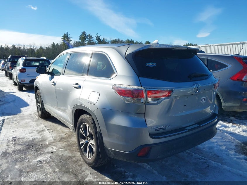 2016 Toyota Highlander Xle V6