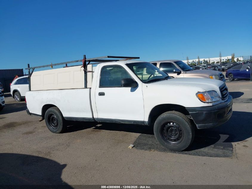 2001 Toyota Tundra VIN: 5TBJN32121S199587 Lot: 43885086