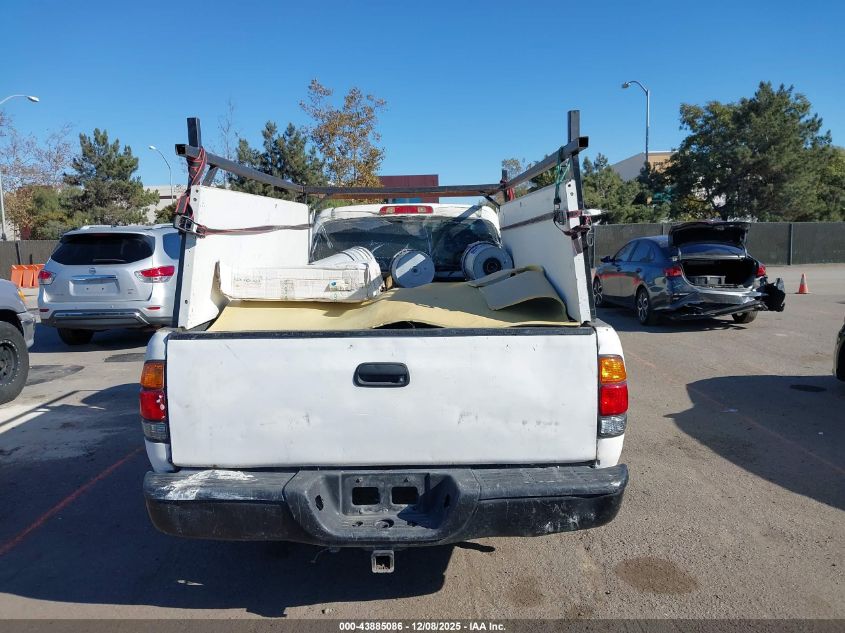 2001 Toyota Tundra VIN: 5TBJN32121S199587 Lot: 43885086