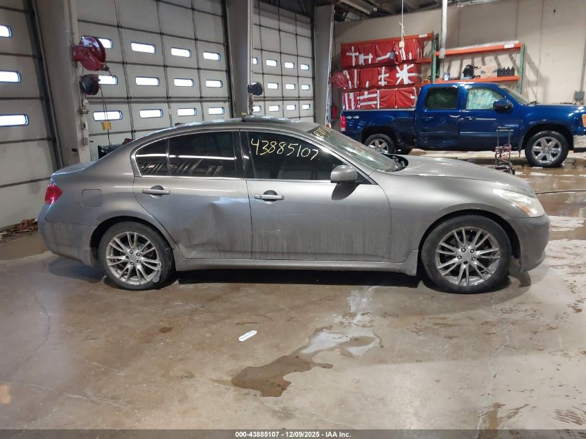 2008 Infiniti G35X VIN: JNKBV61F28M257678 Lot: 43885107