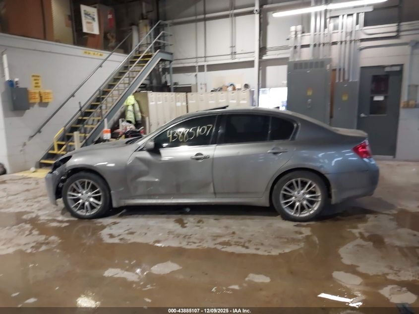 2008 Infiniti G35X VIN: JNKBV61F28M257678 Lot: 43885107