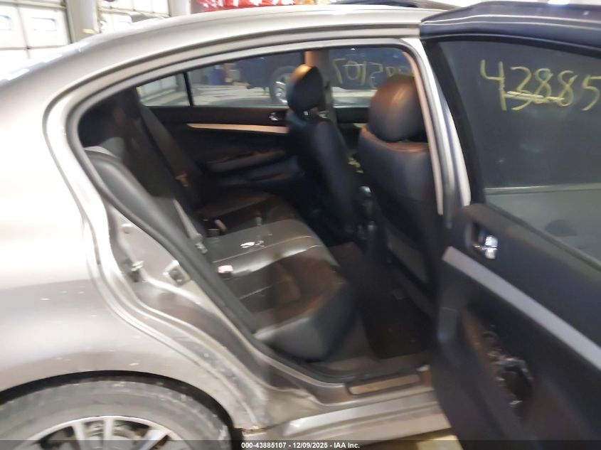 2008 Infiniti G35X VIN: JNKBV61F28M257678 Lot: 43885107