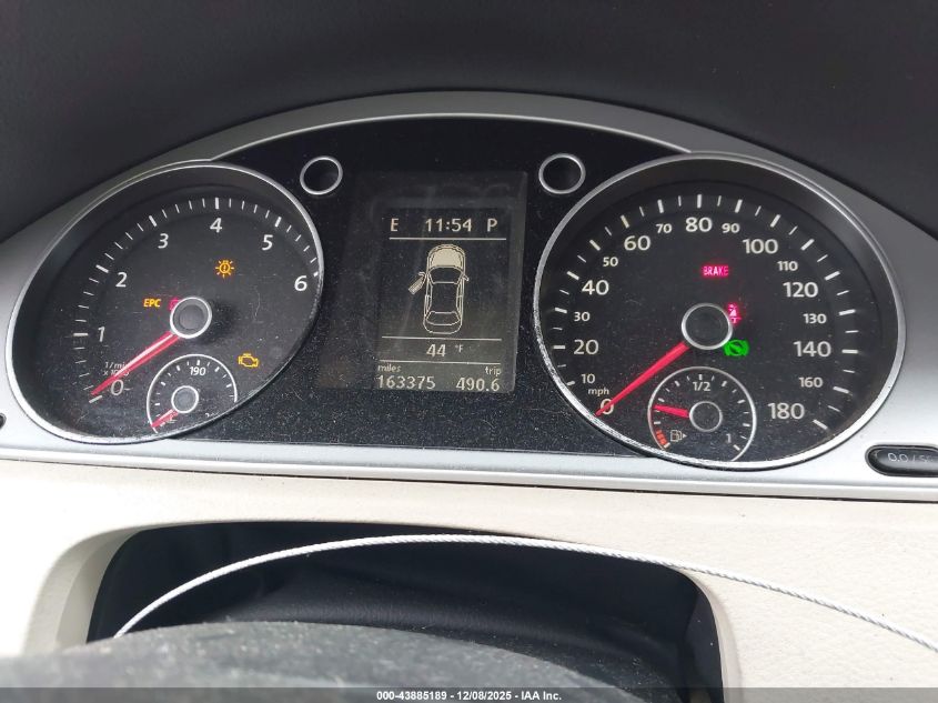 2012 Volkswagen Cc Sport VIN: WVWMP7AN5CE511288 Lot: 43885189