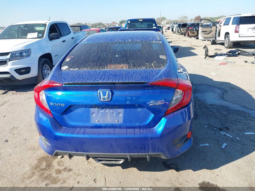 2020 Honda Civic Sport VIN: 19XFC2F87LE008747 Lot: 43885198