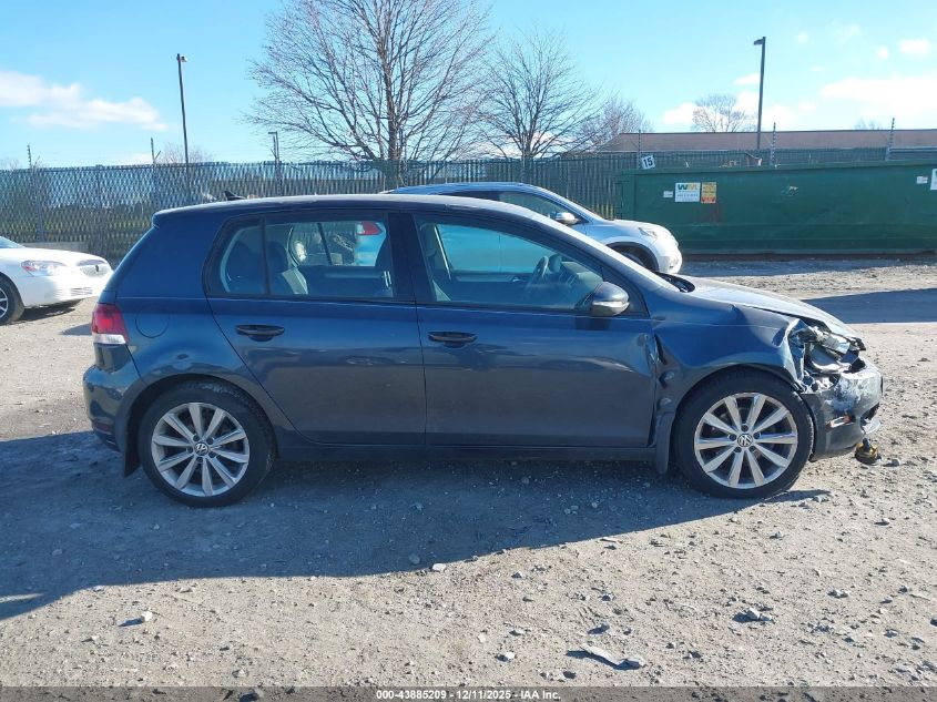 2012 Volkswagen Golf Tdi 4-Door VIN: WVWDM7AJ7CW306927 Lot: 43885209