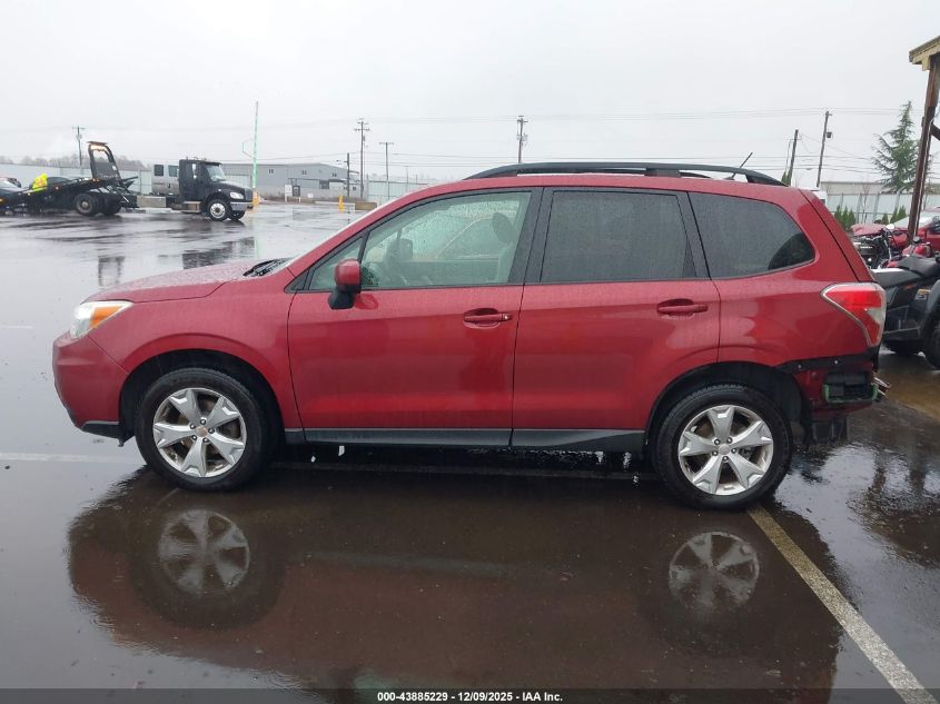 2015 Subaru Forester 2.5I Premium VIN: JF2SJADC8FH472233 Lot: 43885229