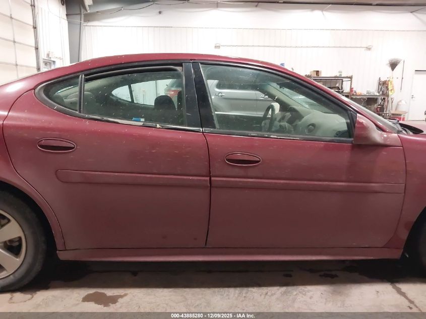 2005 Pontiac Grand Prix VIN: 2G2WP522651249081 Lot: 43885280
