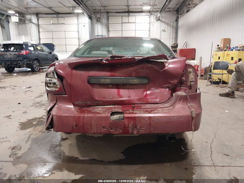 2005 Pontiac Grand Prix VIN: 2G2WP522651249081 Lot: 43885280