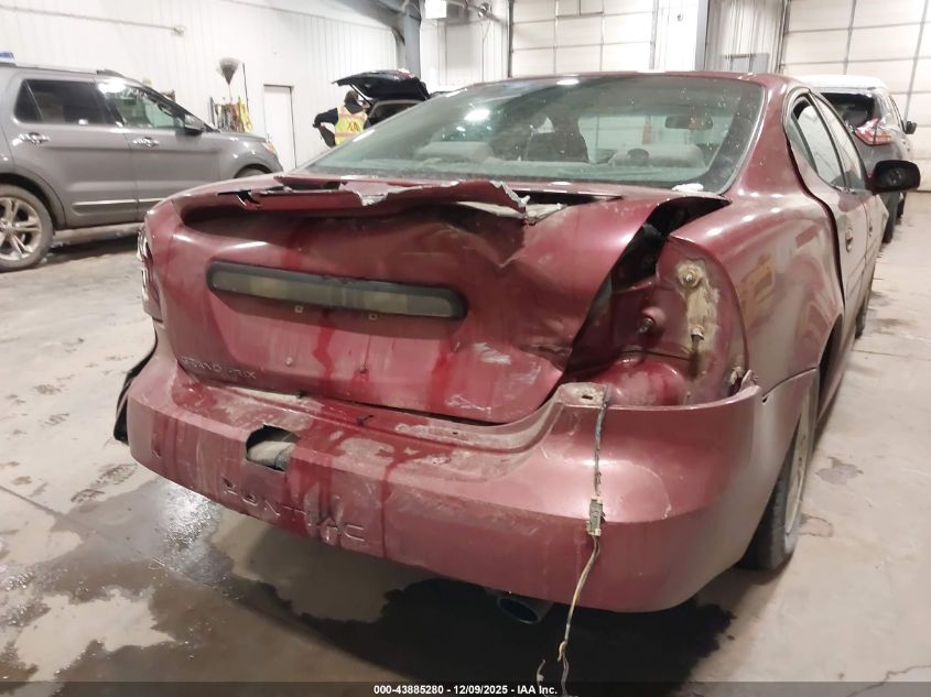 2005 Pontiac Grand Prix VIN: 2G2WP522651249081 Lot: 43885280