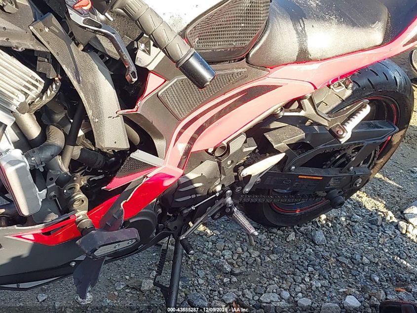 2024 Kawasaki Ex500 A/B VIN: ML5EXGJ14RDA31174 Lot: 43885287