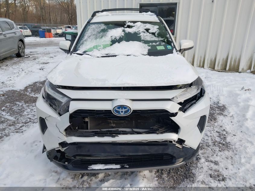 2022 Toyota Rav4 Hybrid Se VIN: JTM16RFV2ND069959 Lot: 43885292