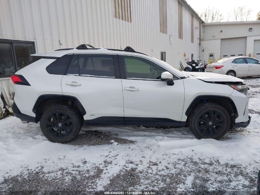 2022 Toyota Rav4 Hybrid Se VIN: JTM16RFV2ND069959 Lot: 43885292