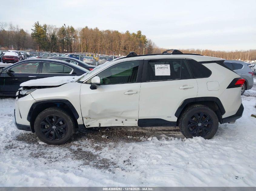 2022 Toyota Rav4 Hybrid Se VIN: JTM16RFV2ND069959 Lot: 43885292