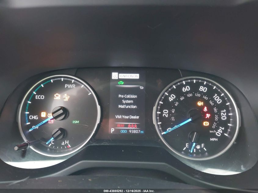 2022 Toyota Rav4 Hybrid Se VIN: JTM16RFV2ND069959 Lot: 43885292