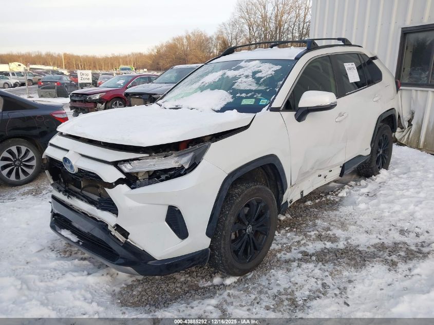 2022 Toyota Rav4 Hybrid Se VIN: JTM16RFV2ND069959 Lot: 43885292