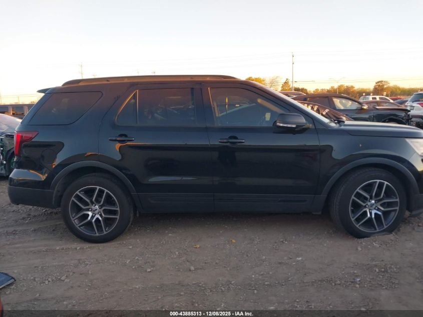 2016 Ford Explorer Sport VIN: 1FM5K8GT0GGC86041 Lot: 43885313