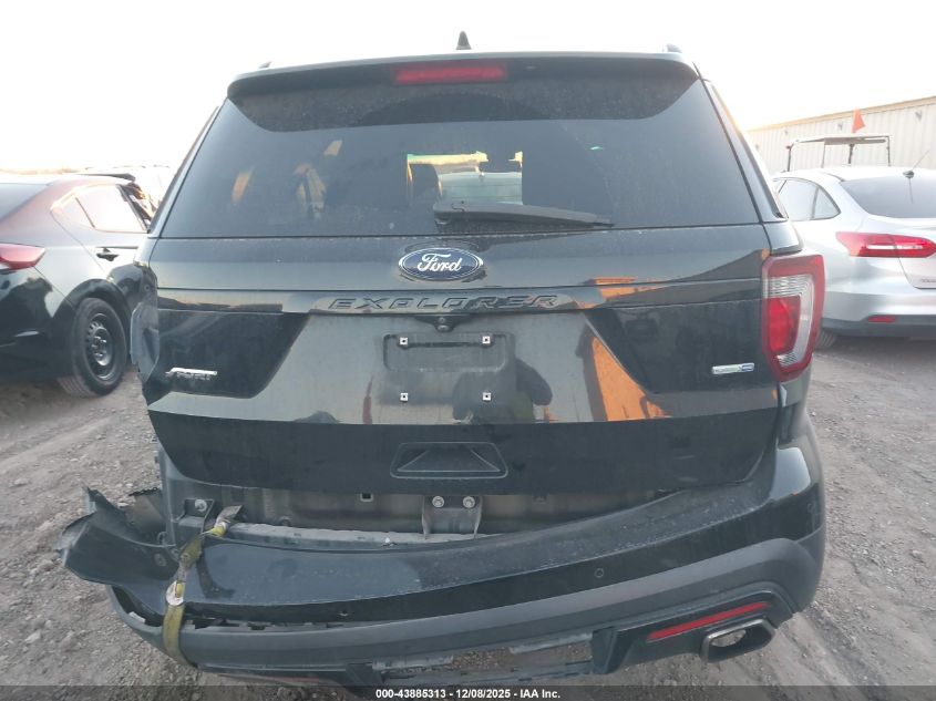 2016 Ford Explorer Sport VIN: 1FM5K8GT0GGC86041 Lot: 43885313