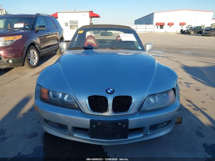1996 BMW Z3 1.9 VIN: 4USCH7324TLB75962 Lot: 43885333