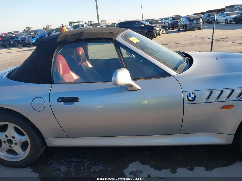 1996 BMW Z3 1.9 VIN: 4USCH7324TLB75962 Lot: 43885333