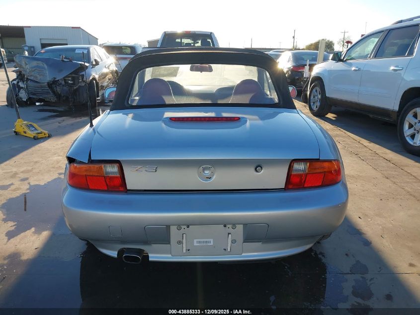 1996 BMW Z3 1.9 VIN: 4USCH7324TLB75962 Lot: 43885333