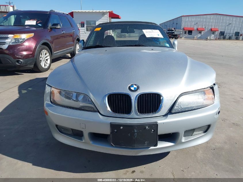 1996 BMW Z3 1.9 VIN: 4USCH7324TLB75962 Lot: 43885333