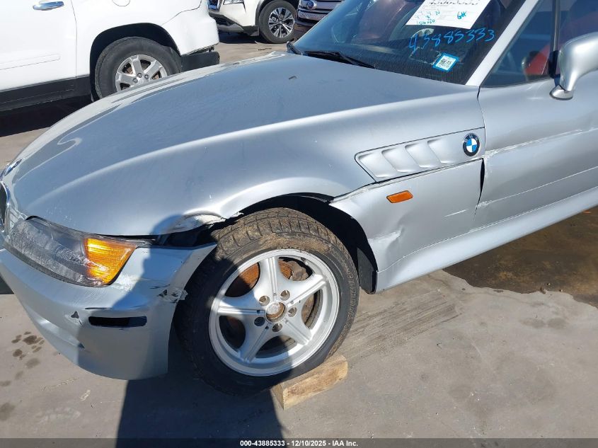 1996 BMW Z3 1.9 VIN: 4USCH7324TLB75962 Lot: 43885333