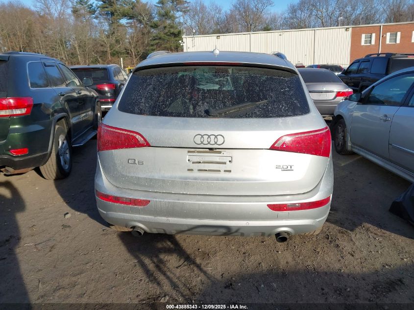 2012 Audi Q5 2.0T Premium VIN: WA1LFAFP1CA106214 Lot: 43885343