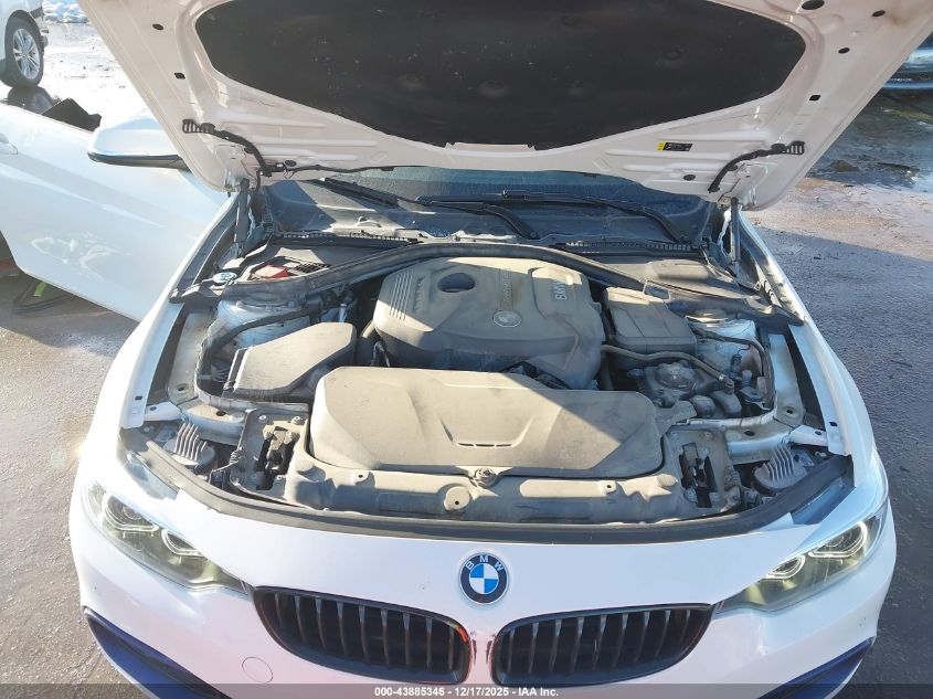 2019 BMW 430I xDrive VIN: WBA4W5C59KAE50814 Lot: 43885346