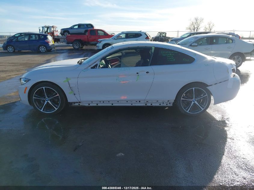 2019 BMW 430I xDrive VIN: WBA4W5C59KAE50814 Lot: 43885346