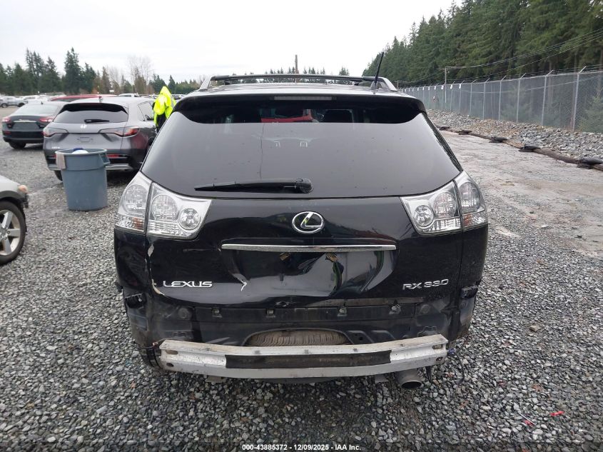 2005 Lexus Rx 330 VIN: JTJHA31U650076331 Lot: 43885372