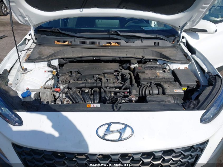 2022 Hyundai Kona Sel VIN: KM8K62AB2NU854017 Lot: 43885394