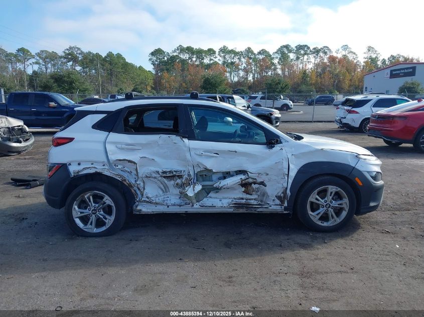 2022 Hyundai Kona Sel VIN: KM8K62AB2NU854017 Lot: 43885394