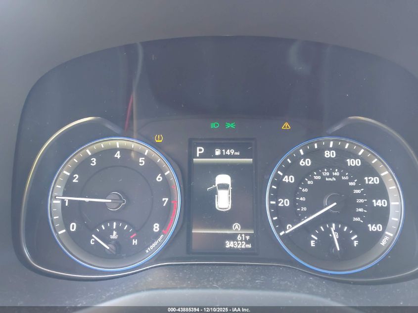 2022 Hyundai Kona Sel VIN: KM8K62AB2NU854017 Lot: 43885394