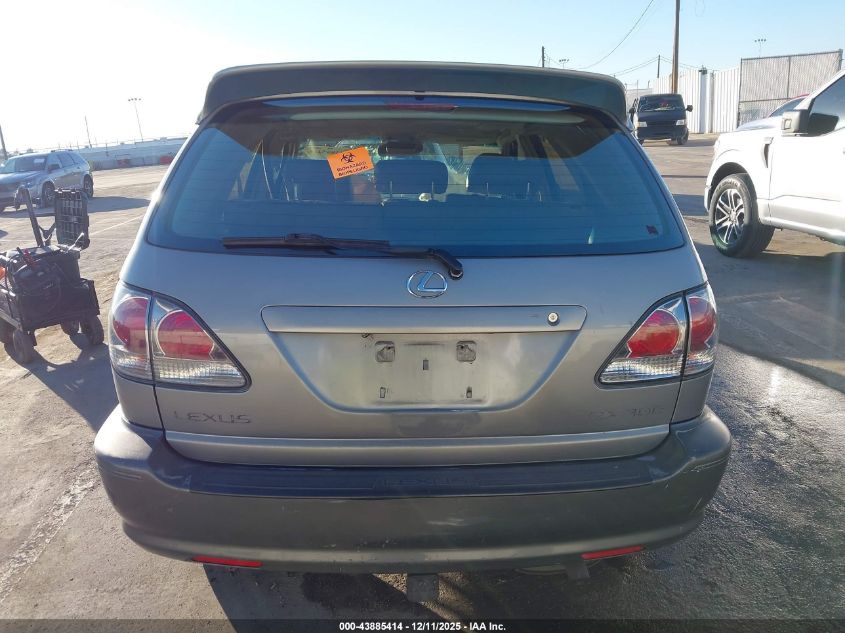 2003 Lexus Rx 300 VIN: JTJGF10U830158349 Lot: 43885414