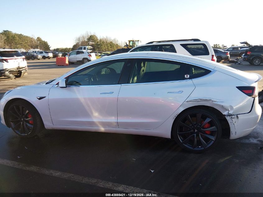 2020 Tesla Model 3 Performance Dual Motor All-Wheel Drive VIN: 5YJ3E1EC5LF624244 Lot: 43885421